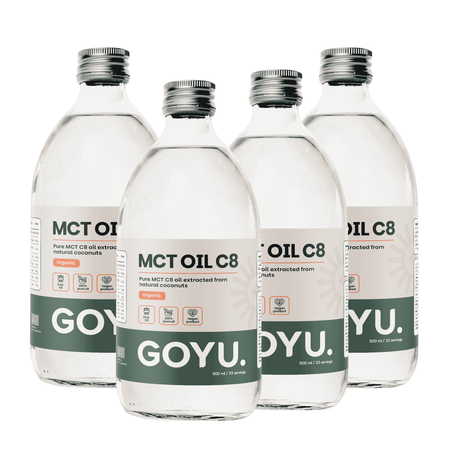 Bio MCT C8 Öl (100% Kokosöl)