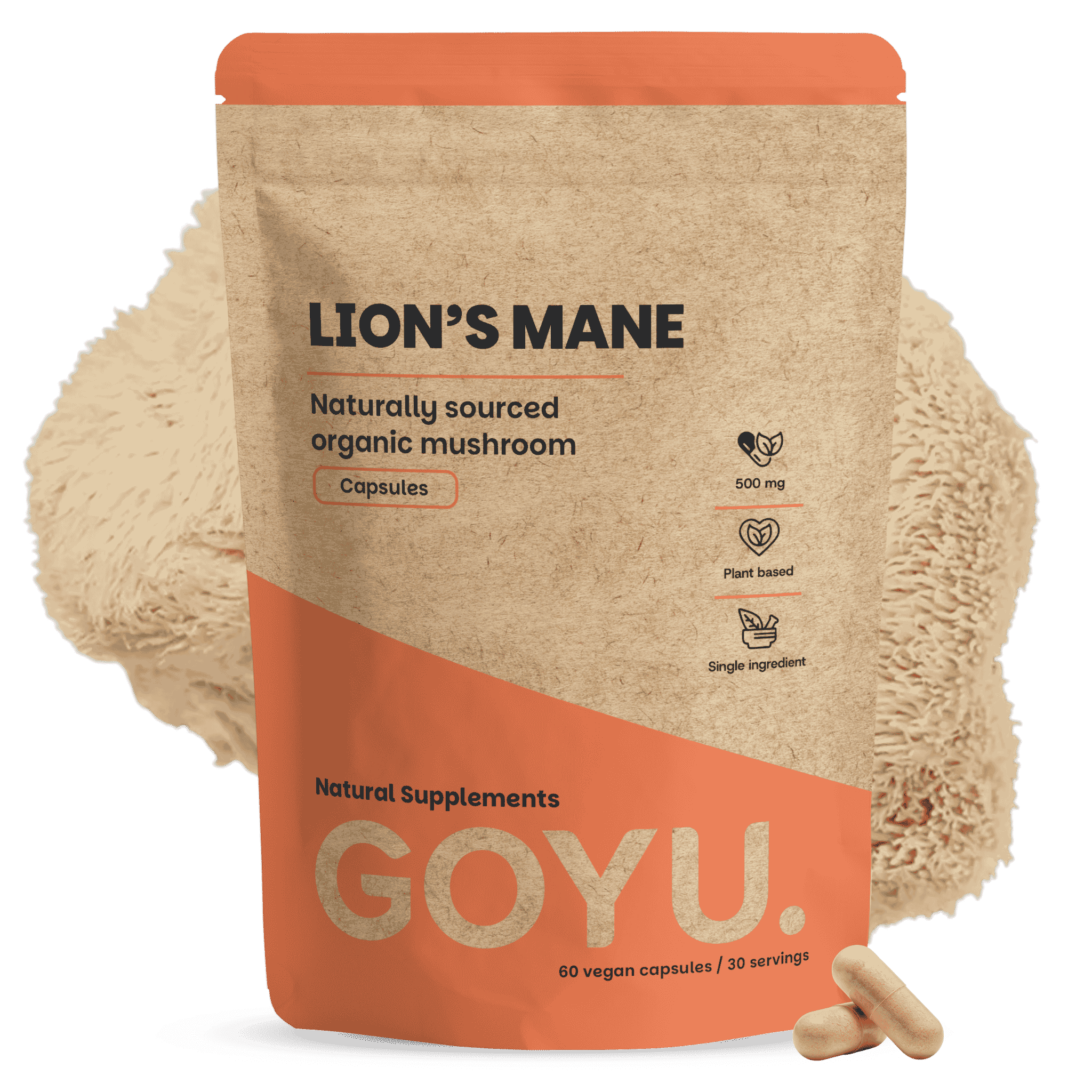 Lion's Mane (Löwenmähne) Kapseln 500 mg 