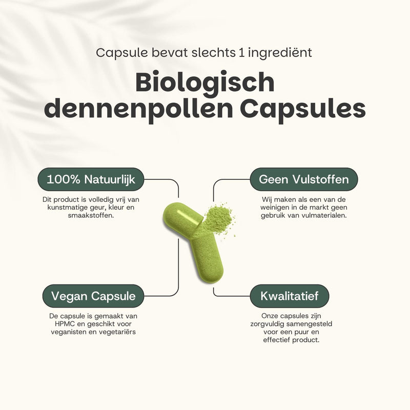 Pine pollen Capsules 500mg