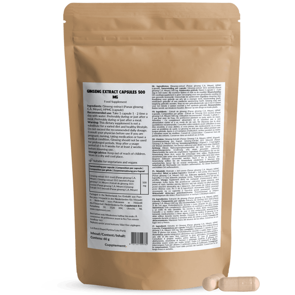 Panax Ginseng Capsules Goyu Superfood Supplement