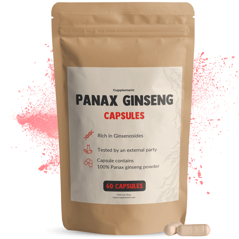 Panax Ginseng capsules goyu supplement superfood