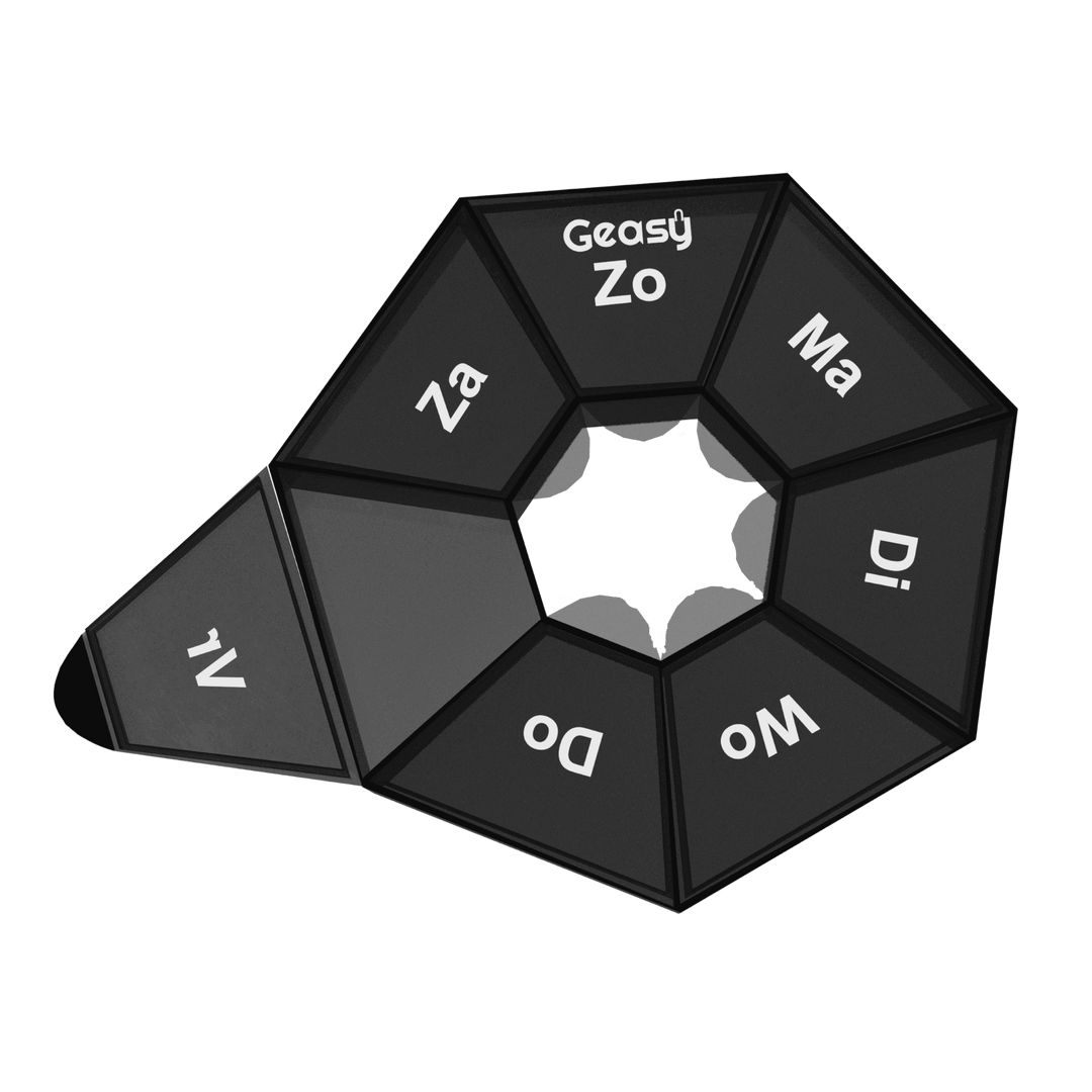 Pillendoos zwart goyu superfood supplement