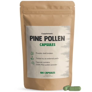 Pine Pollen Capsules Organic Cupplement Superfood Supplement