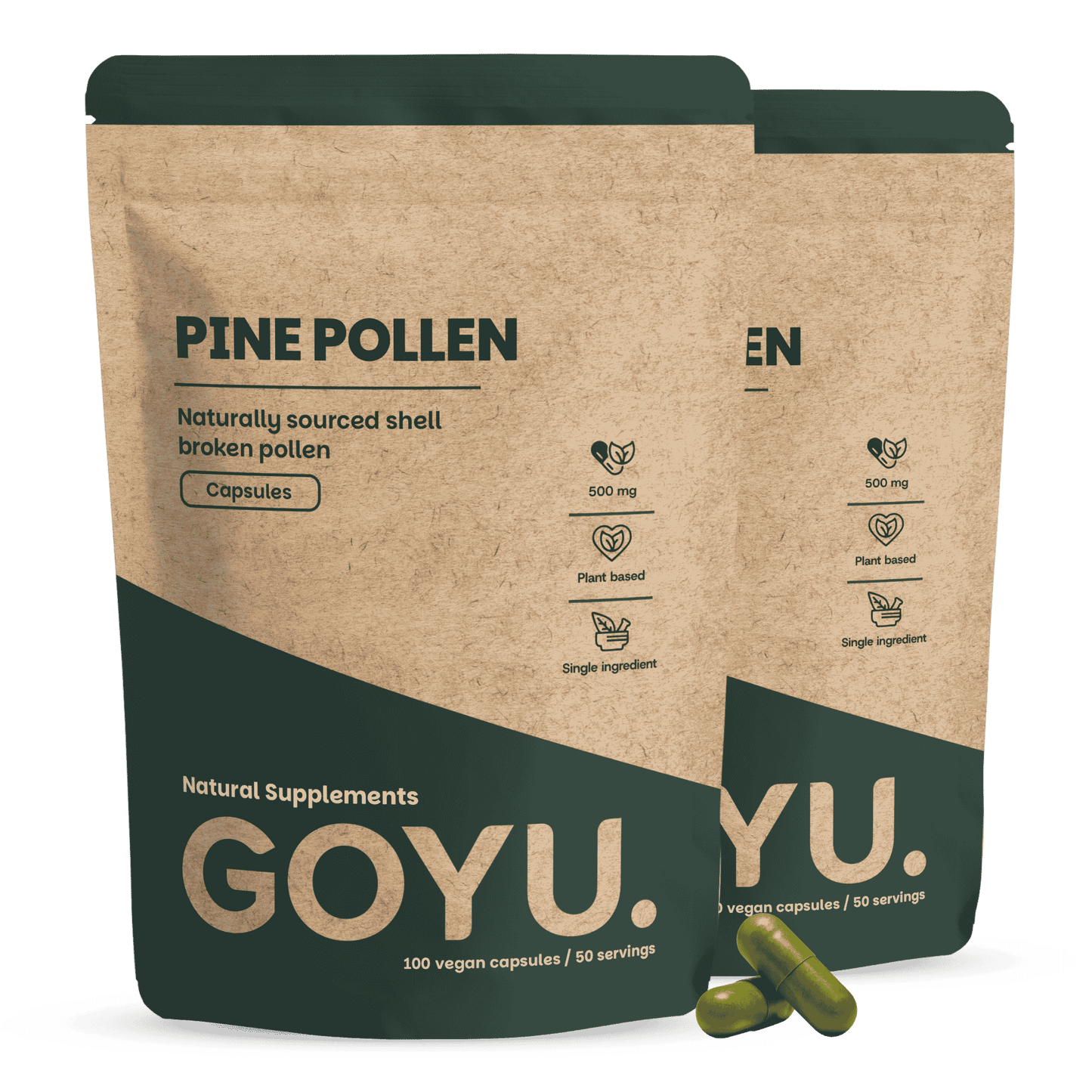 Pine pollen Capsules 500mg