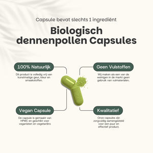 Pine pollen capsules goyu supplement superfood