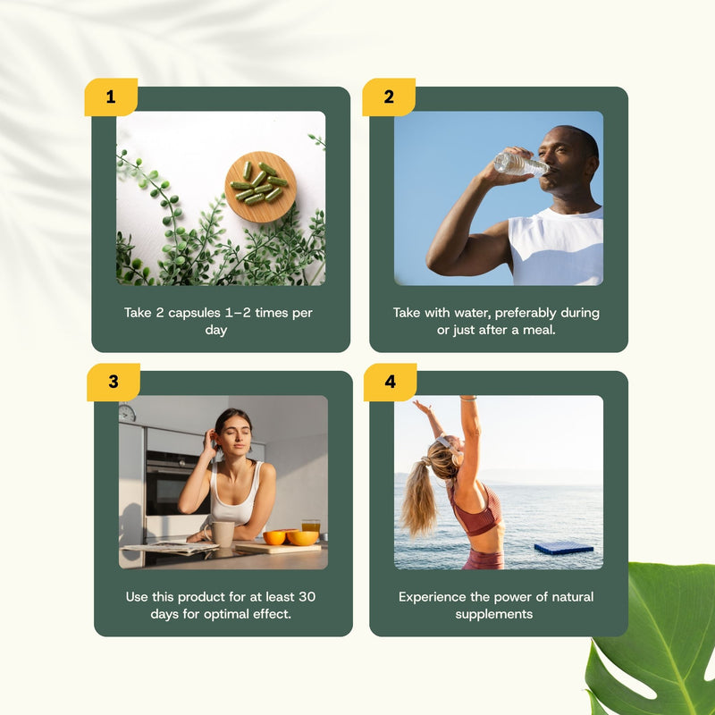 Pine pollen capsules goyu supplement superfood