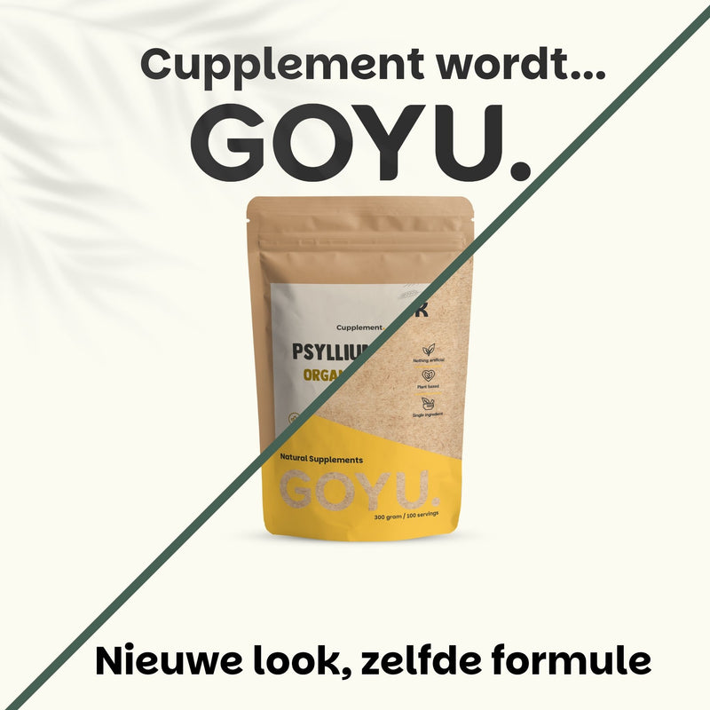 Biologisch Psylliumvezels poeder goyu superfood supplement