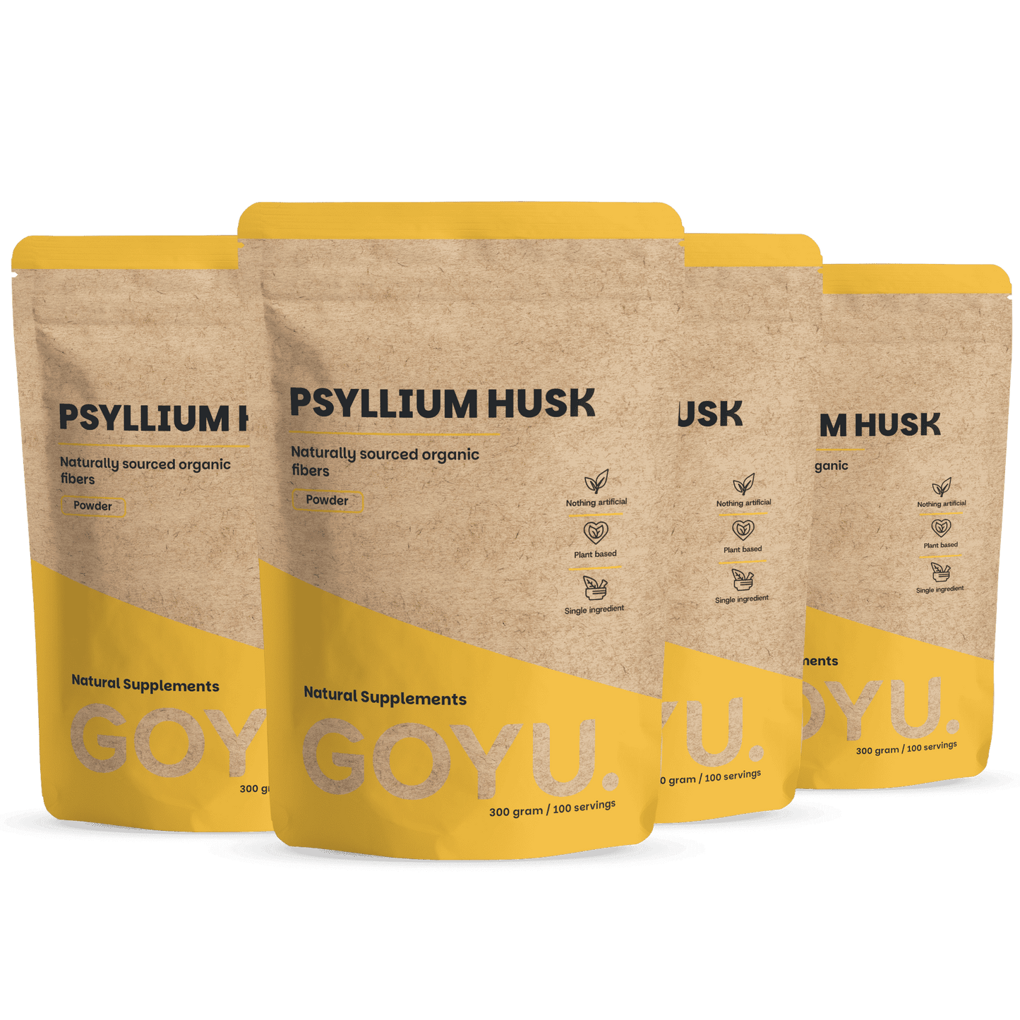 Biologisch Psylliumvezels poeder goyu superfood supplement