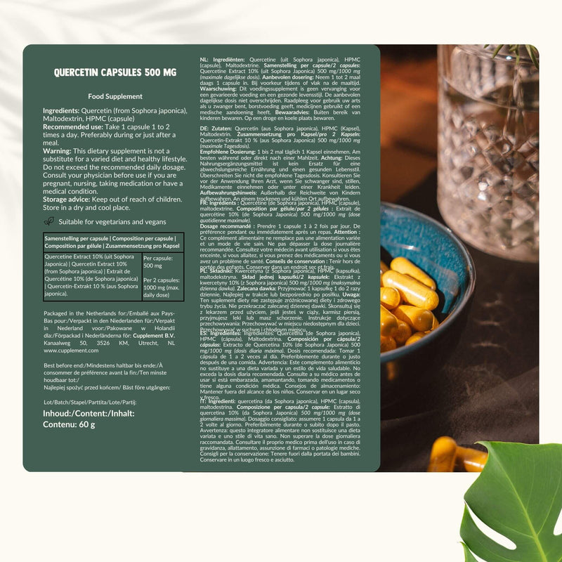 Quercetin-Extrakt-Kapseln Goyu Supplement Superfood