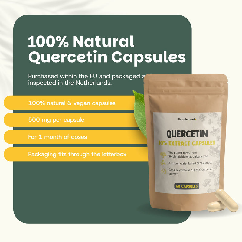 Quercetin Extract Capsules Goyu Supplement Superfood