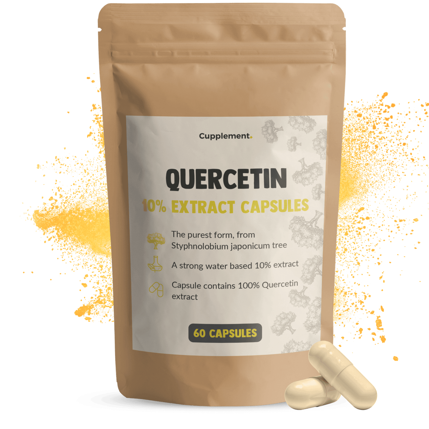 Quercetin Extract Capsules Goyu Supplement Superfood