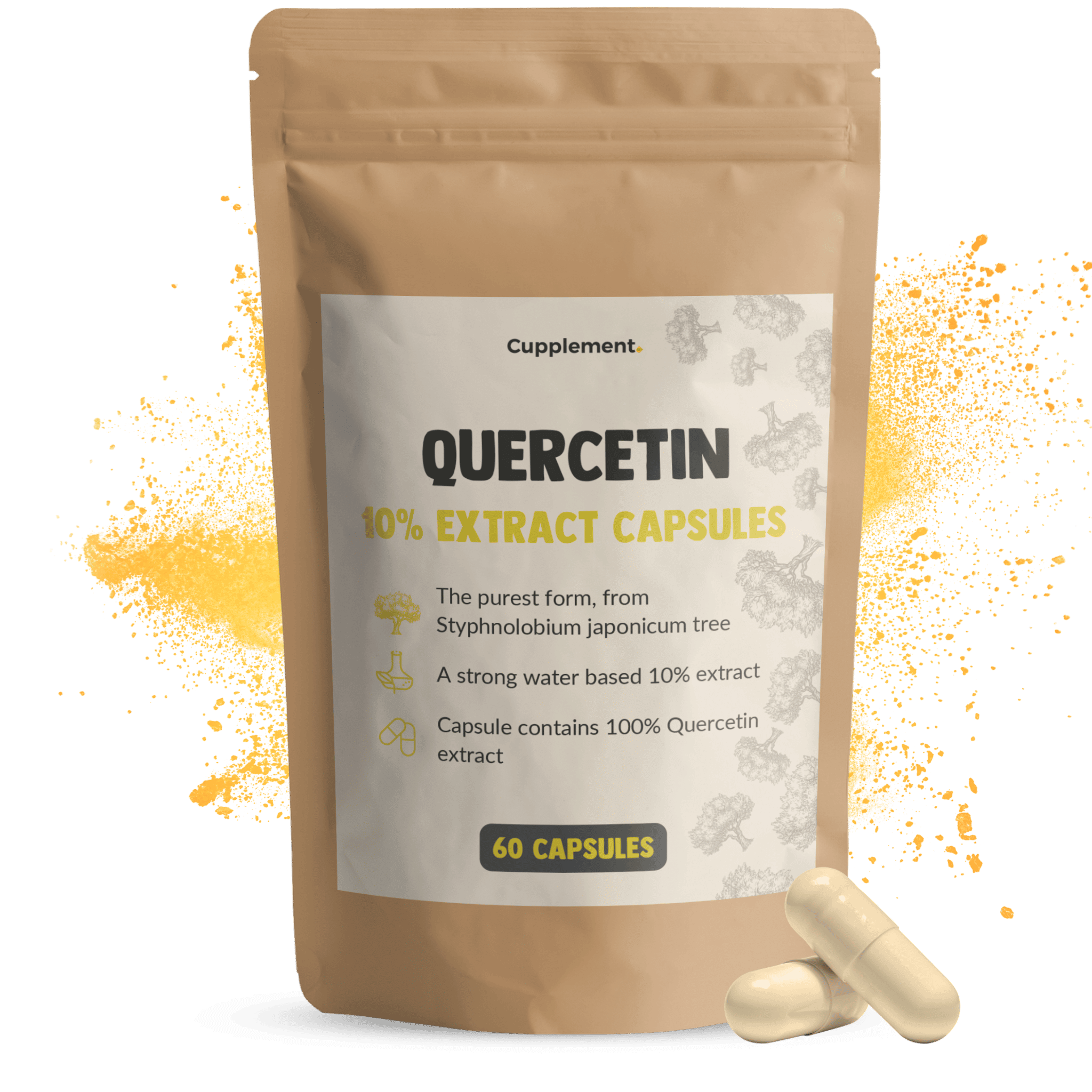 Quercetin Extract Capsules Goyu Supplement Superfood