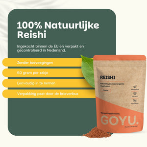 Biologisch Reishi poeder goyu supplement superfood