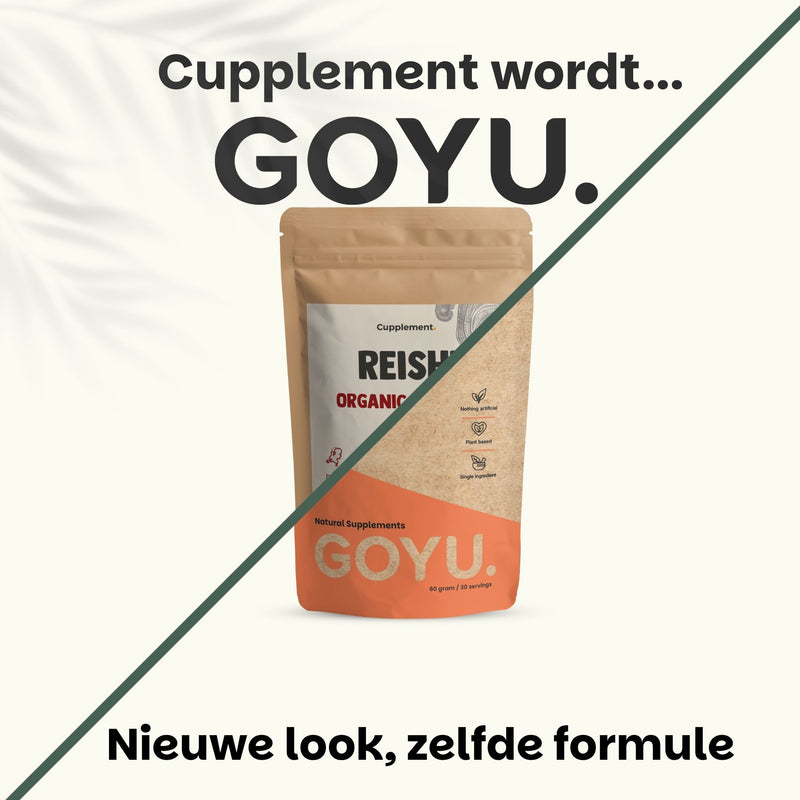 Biologisch Reishi poeder goyu supplement superfood