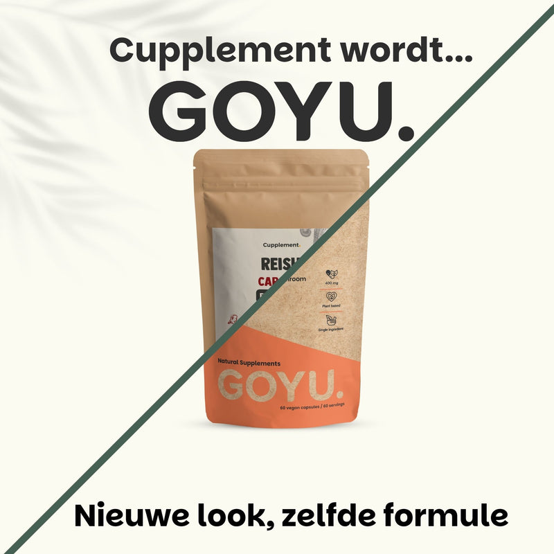 Reishi extract capsules goyu supplement superfood