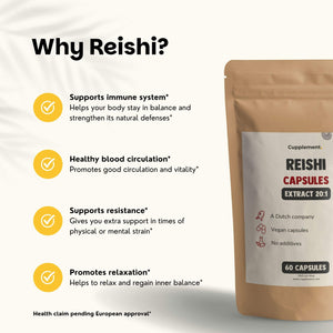 Reishi extract capsules goyu supplement superfood