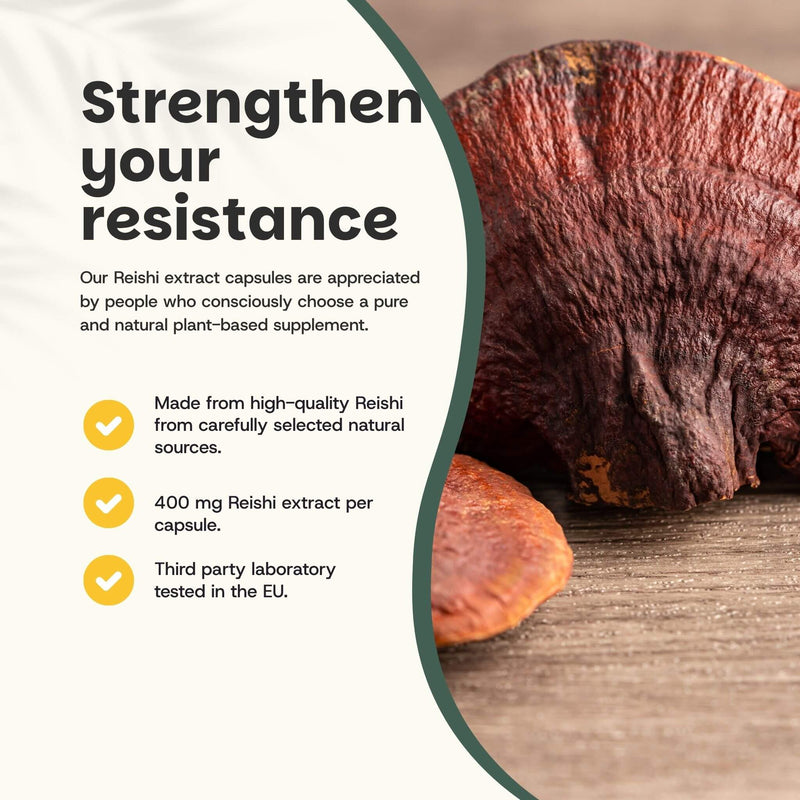 Reishi extract capsules goyu supplement superfood