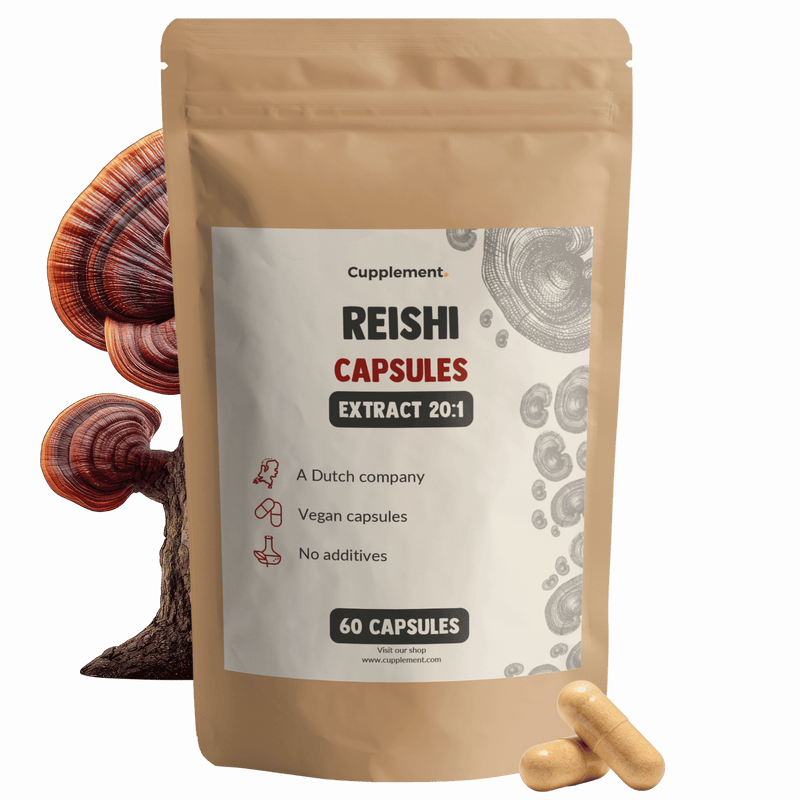Reishi extract capsules goyu supplement superfood