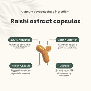 Reishi extract capsules goyu supplement superfood