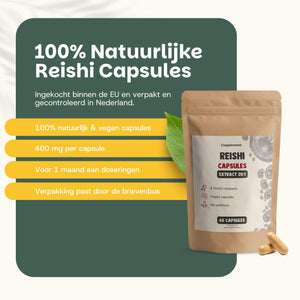 Reishi extract capsules goyu supplement superfood