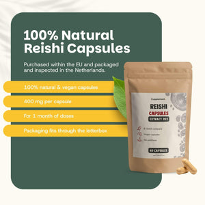 Reishi extract capsules goyu supplement superfood