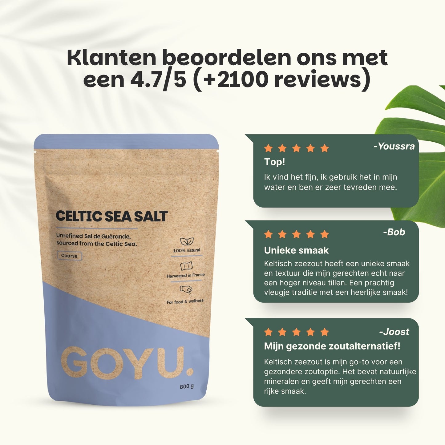 Keltisch zeezout 800g goyu superfood supplement
