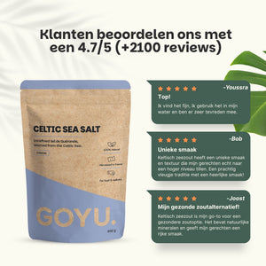 Keltisch zeezout 800g goyu superfood supplement