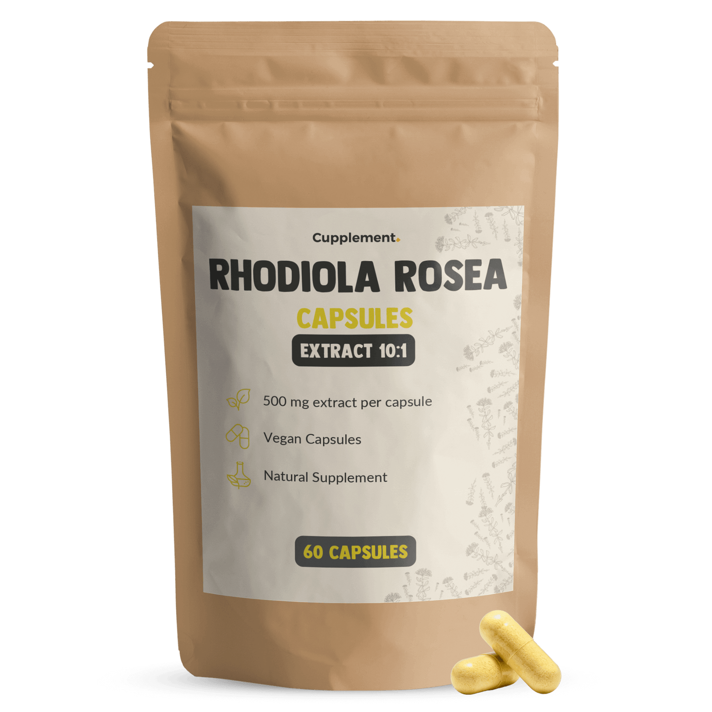 Rhodiola Rosea Capsules 500 mg