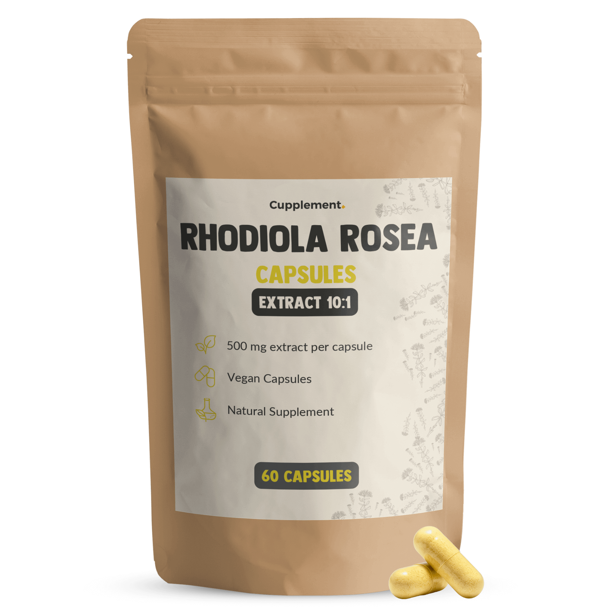 Rhodiola Rosea Capsules 500 mg