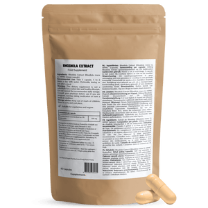 Rhodiola Rosea extract capsules goyu supplement superfood