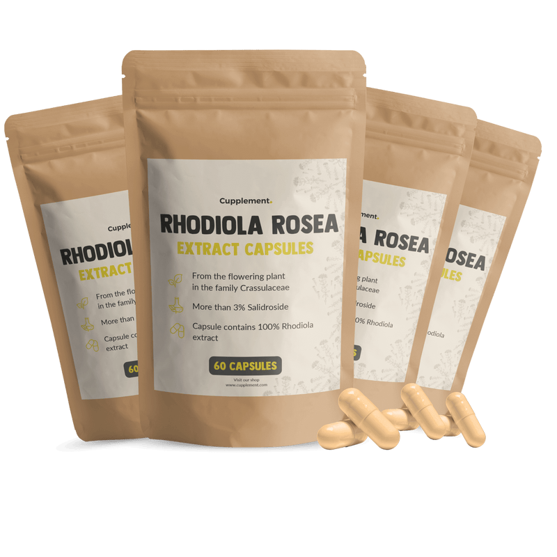 Rhodiola Rosea extract capsules goyu supplement superfood