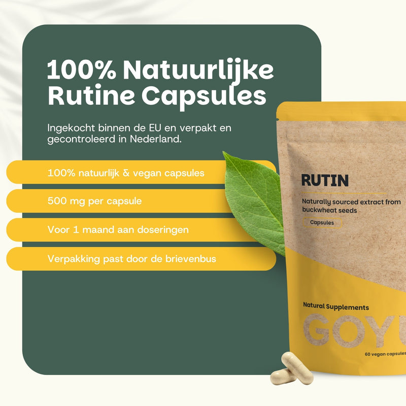 Rutine capsules goyu supplement superfood