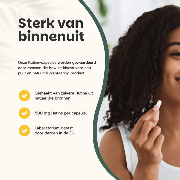 Rutine capsules goyu supplement superfood