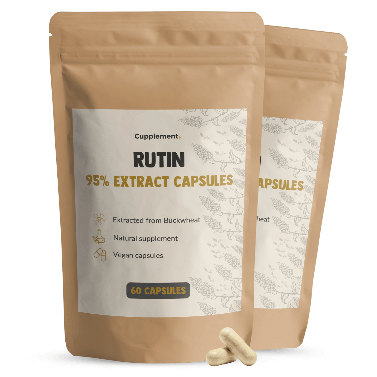 Rutine capsules goyu supplement superfood