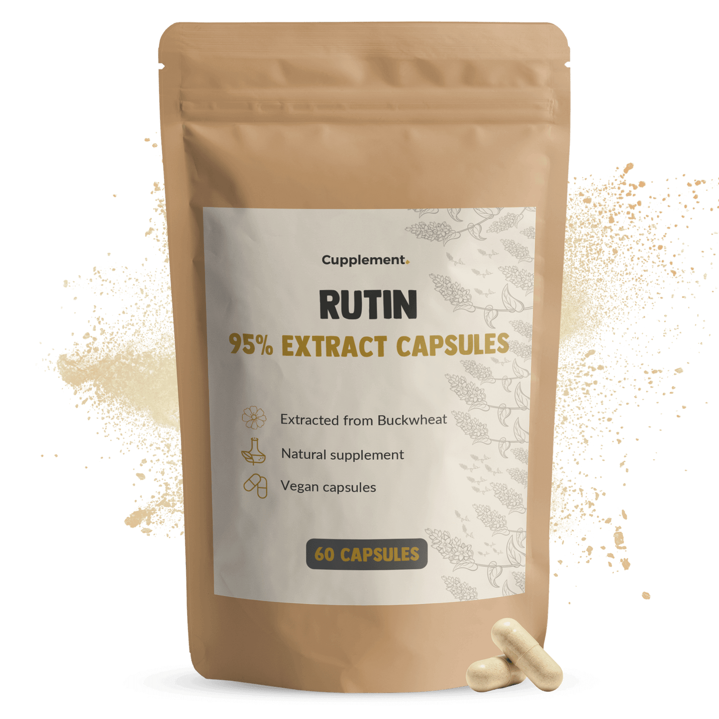Rutine capsules goyu supplement superfood