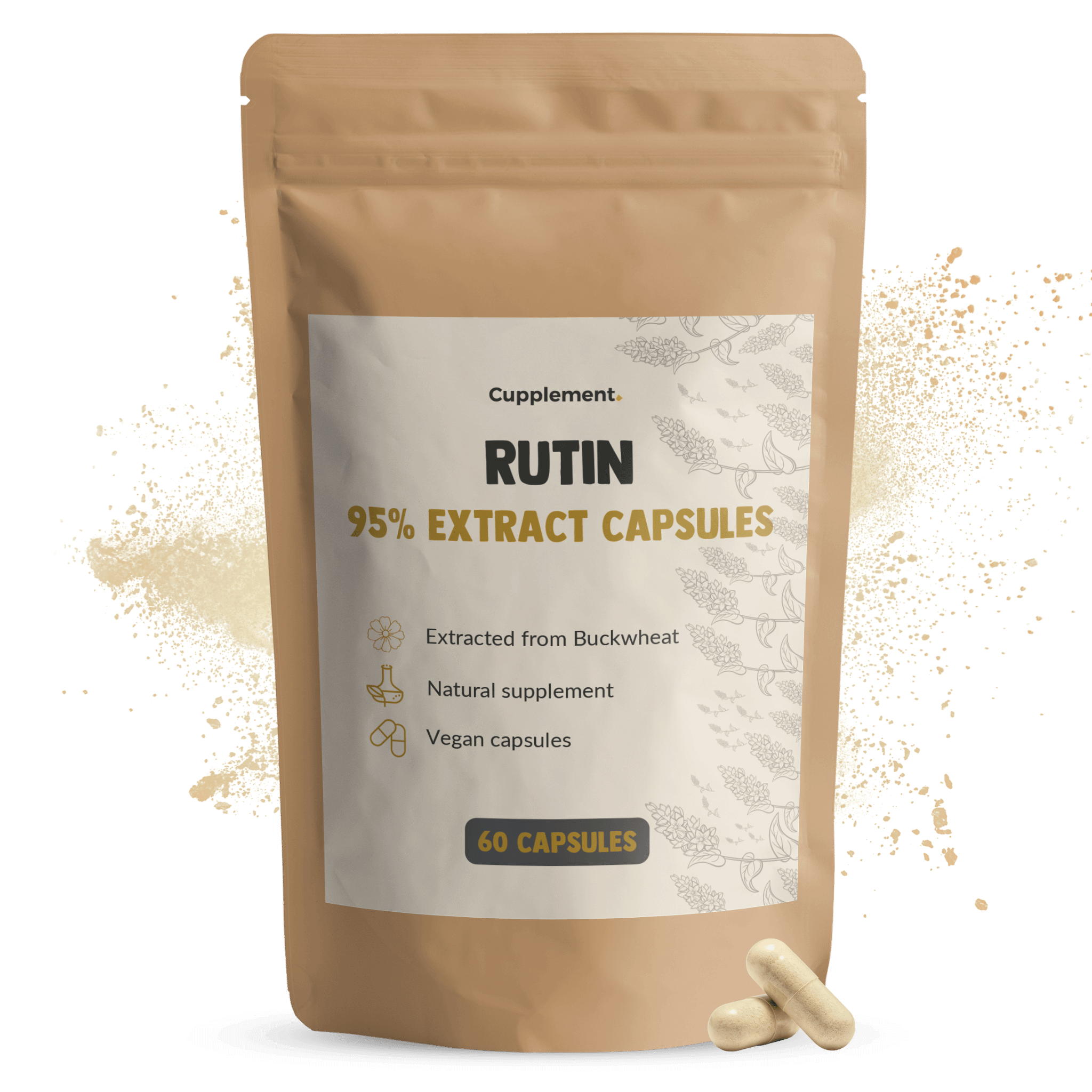 Rutine capsules goyu supplement superfood