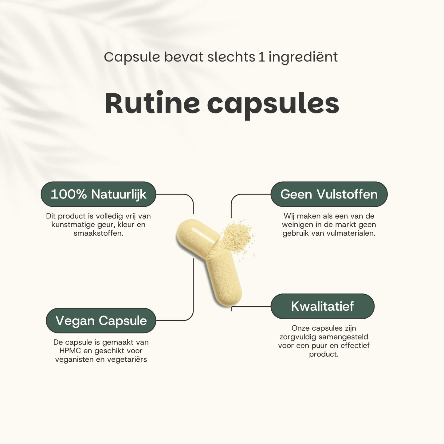 Rutine capsules goyu supplement superfood