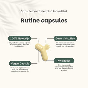Rutine capsules goyu supplement superfood