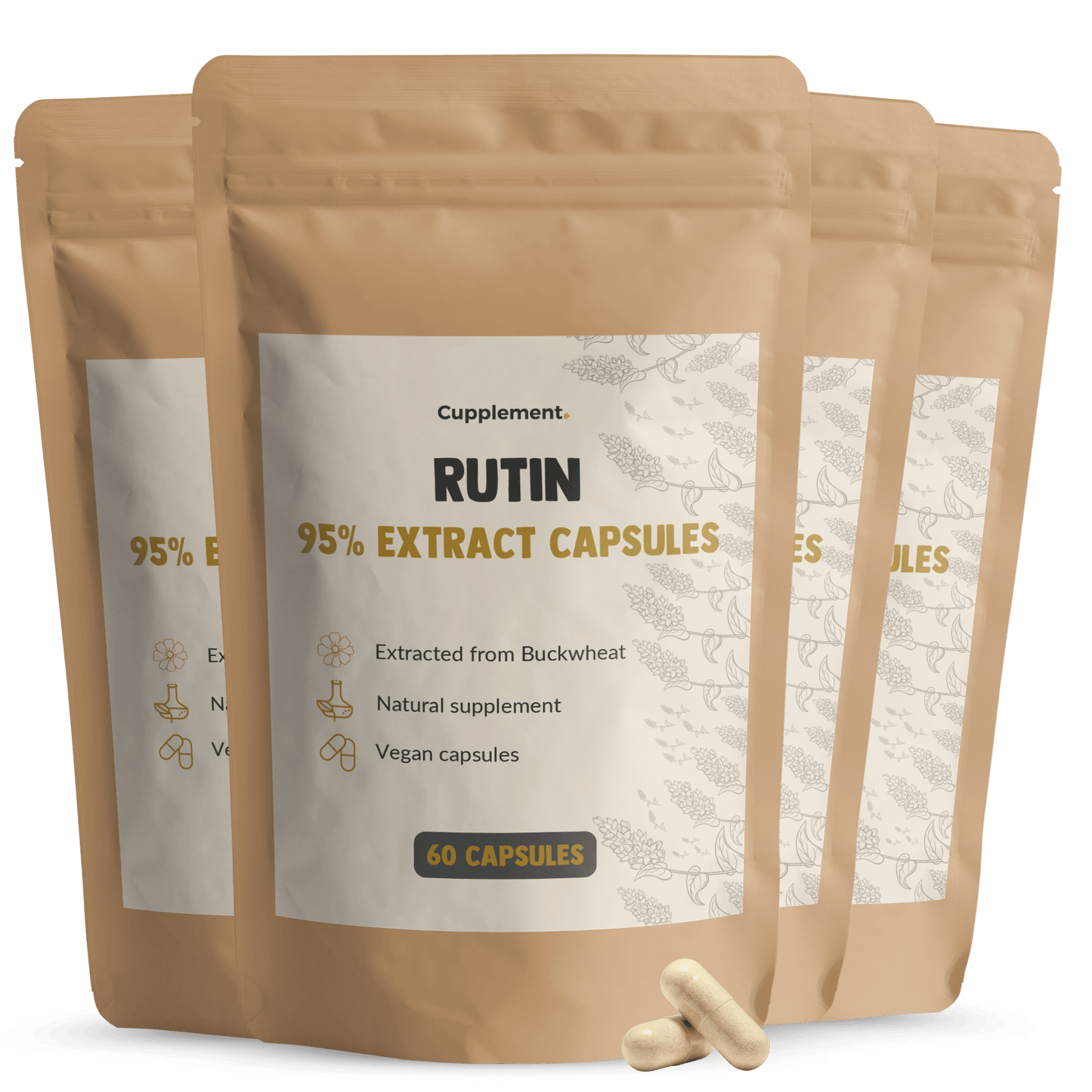 Rutine capsules goyu supplement superfood