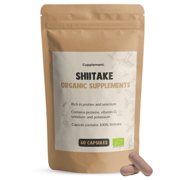 Shiitake Capsules organic Cupplement Superfood Supplement