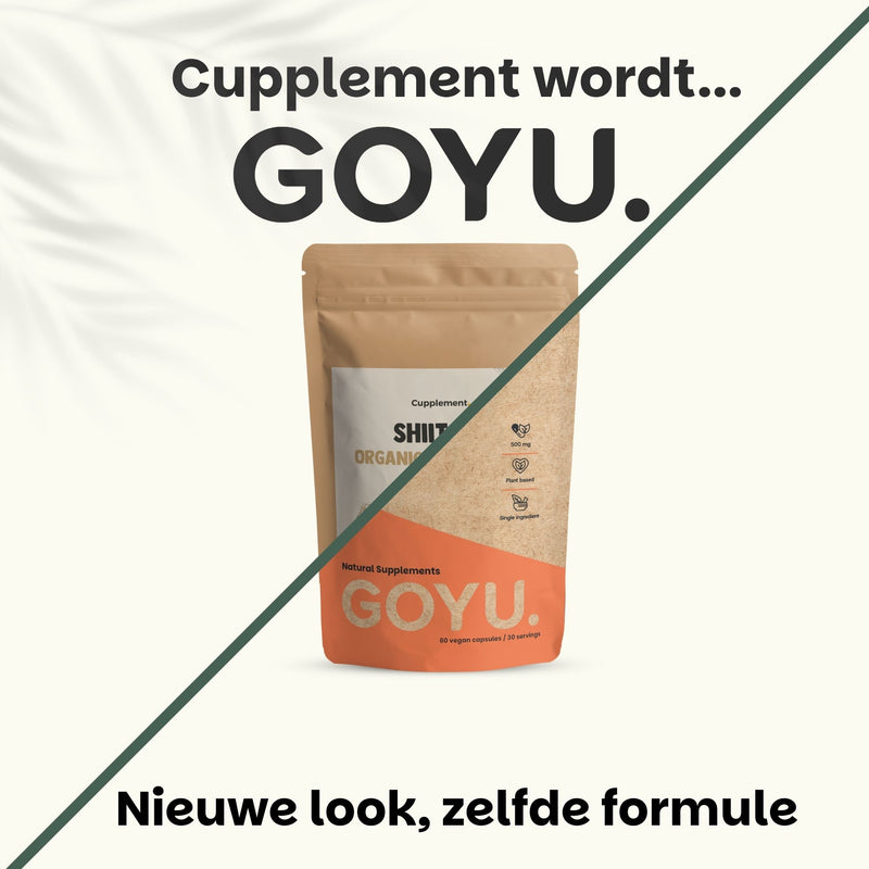 Biologische Shiitake capsules goyu supplement superfood