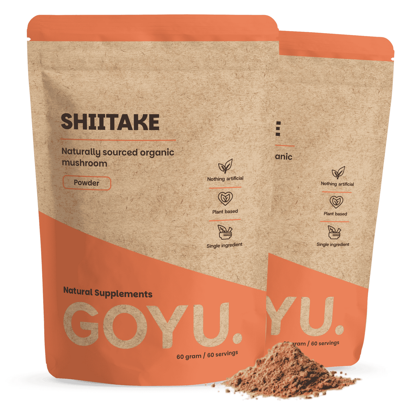 Shiitake Pulver Biologisch
