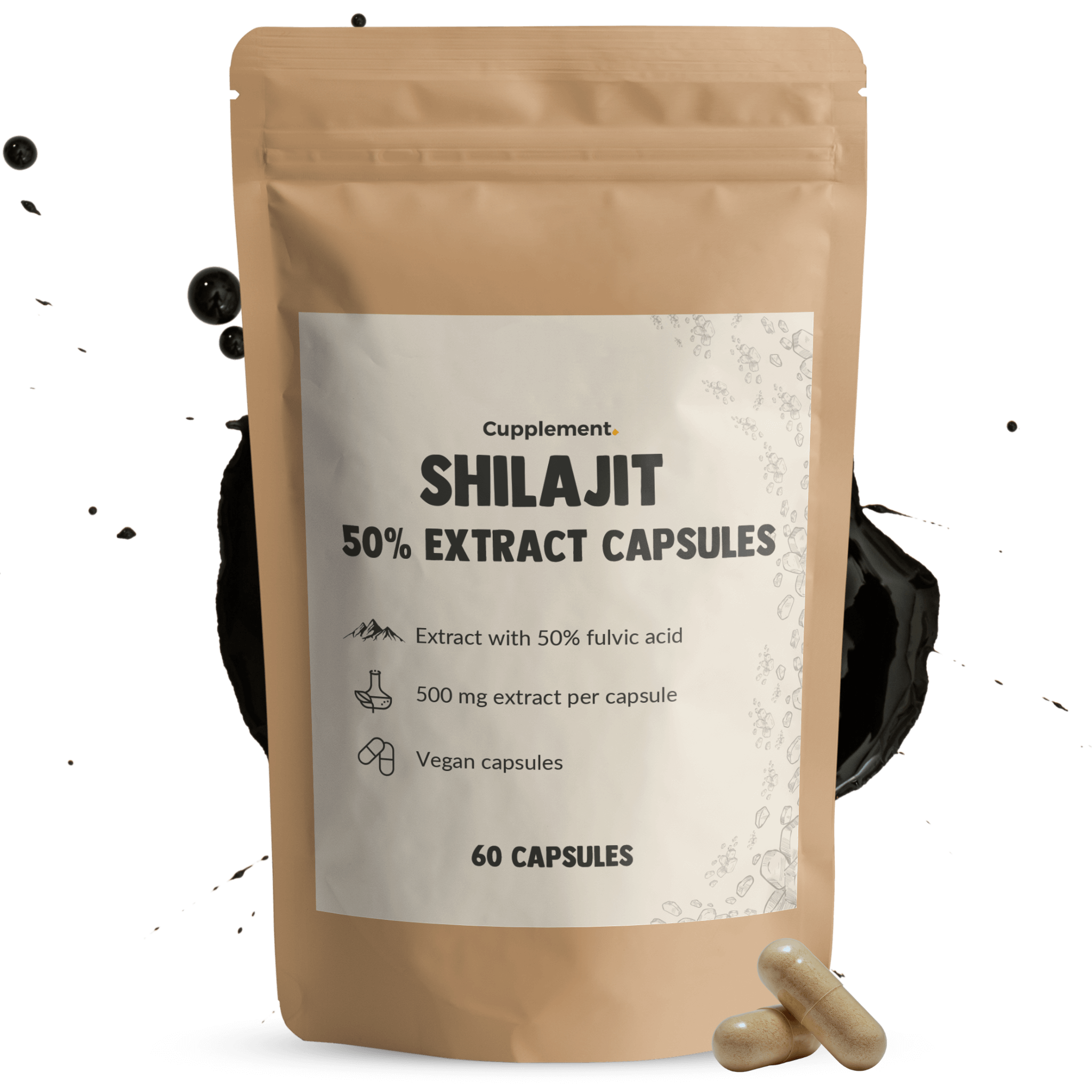 Shilajit Extract (50%) Capsules 500 mg