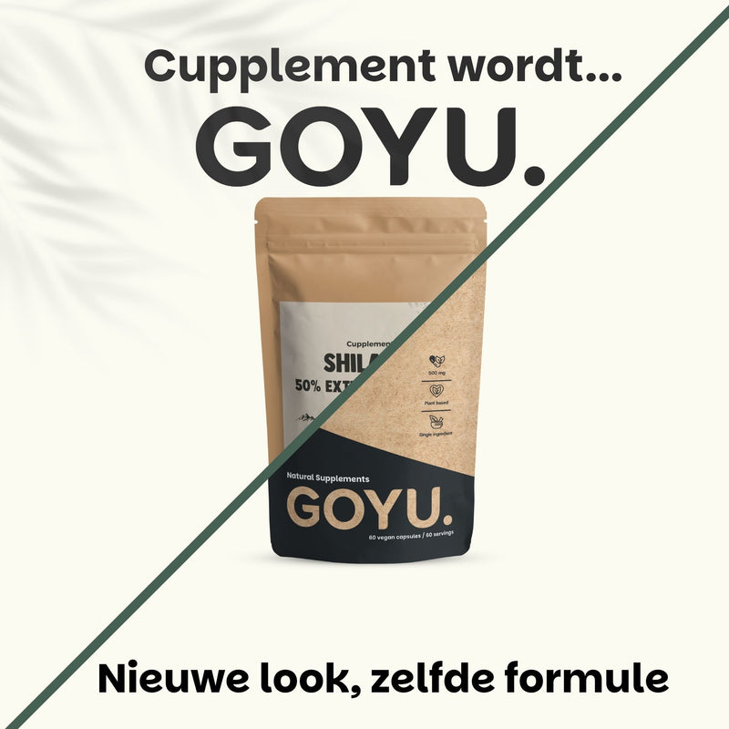 Shilajit extract capsules goyu superfood supplement
