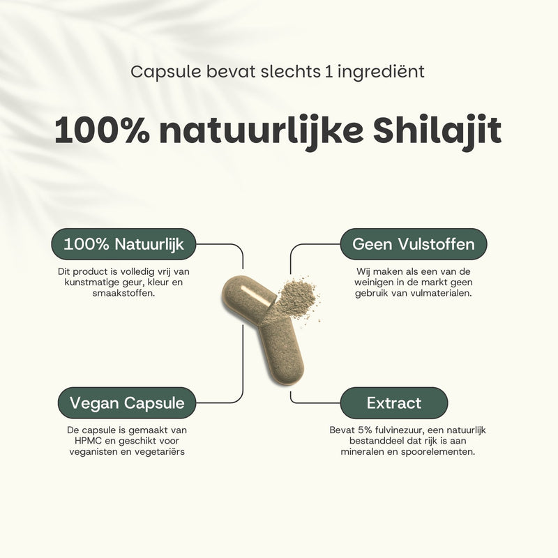 Shilajit extract capsules goyu superfood supplement