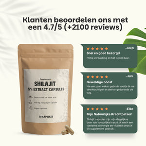 Shilajit extract capsules goyu superfood supplement