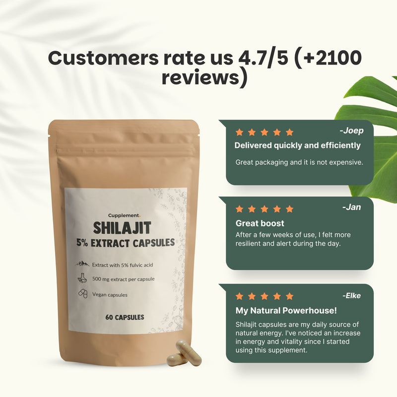 Shilajit extract capsules goyu superfood supplement