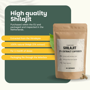 Shilajit extract capsules goyu superfood supplement