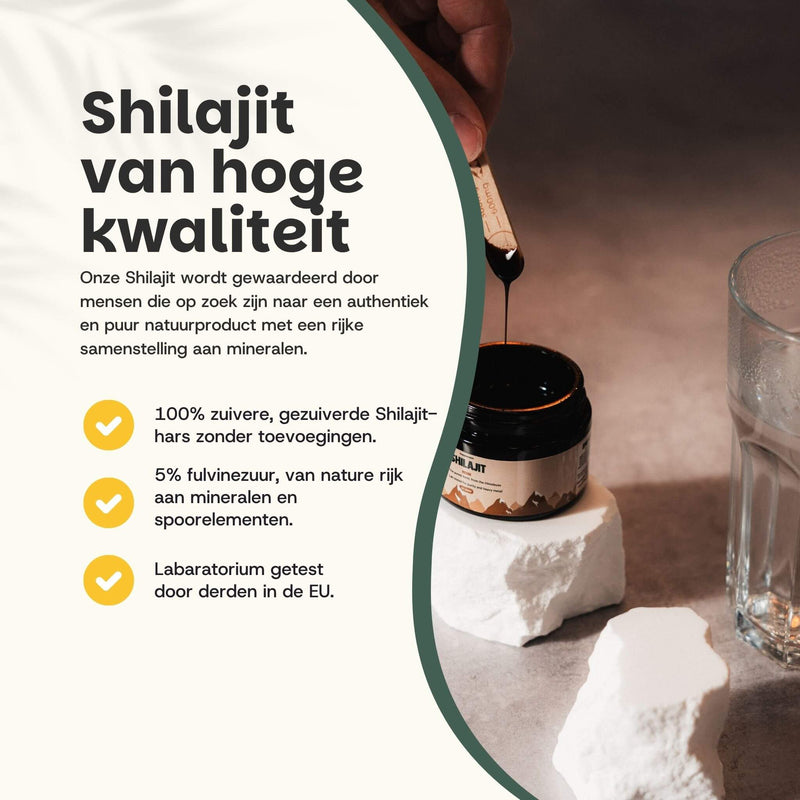Shilajit resin goyu supplement superfood