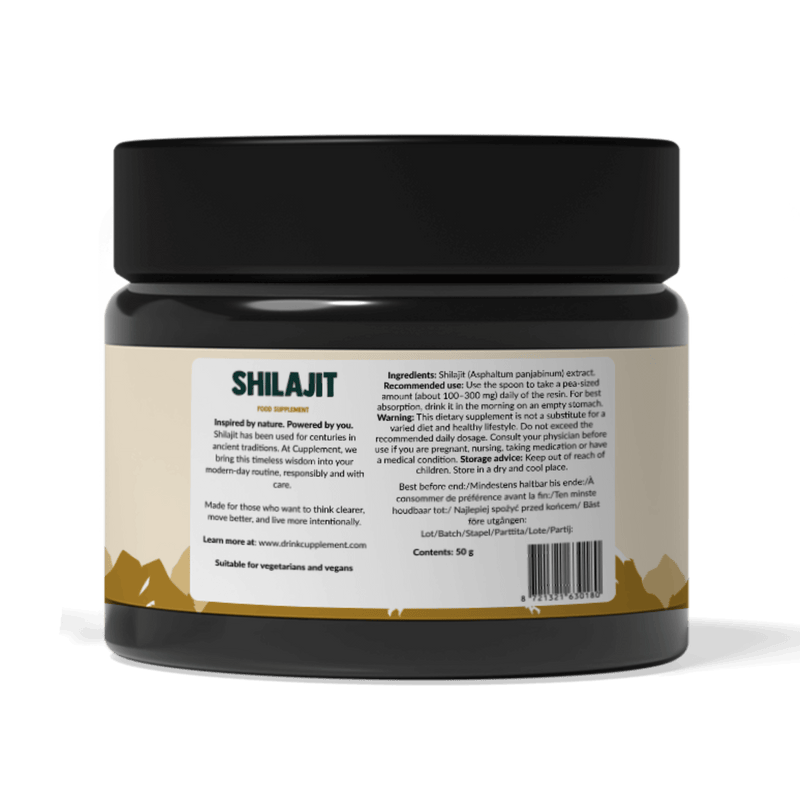 Shilajit resin goyu supplement superfood